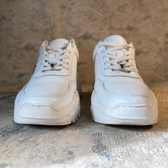 Windsor Smith Platform Sneakers CARTE WHITE LEATHER - Picture 3 of 16